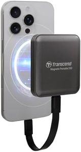 Transcend ESD420 2TB Magnetic External SSD, Up to 2000MB/s, Supports Apple 4K ProRes HDR Record, MagSafe, iPhone17,16,15/iPad/Mac/Tablets/Windows/Android, USB 3.2 Gen2x2 20Gbps Portable USB-C SSD