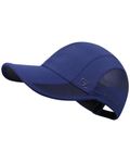 GADIEMKENSD Quick Dry Baseball Cap Mens Womens Cooling Running Hat Summer Sun Hats Workout Accessories for Golf Hiking Gym Cycling Walking Outdoor Camping (Dark Blue, M-L)