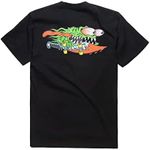 SANTA CRUZ Skateboards Shirt Meek Slasher Black, Black, Small