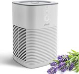 LEVOIT Air Purifier for Home Bedroom, Dual HEPA Filters with Aromatherapy Diffuser, Quiet Sleep Mode, Air Cleaner for Smoke, Allergies, Pet Dander, 100% Ozone Free, Air Frenshener, LV-H128, Gray