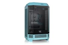 Thermaltake Tower 300 Turquoise/Micro-ATX Computer Case/ 2x140mm Pre-Installed Fans/ 2 Year Warranty