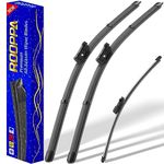 3 wipers Replacement for 2018-2022 2023 VW Volkswagen Atlas, Windshield Wiper Blades Original Equipment Replacement - 26"/22"/12" (Set of 3) Top Lock