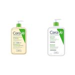 CeraVe Hydrating Foaming Oil Cleanser | Face & Body Wash with Squalane Oil & HYDRATING Daily Face Wash, Gentle Moisturizing Non-Foaming Facial Cleanser for Men & Women