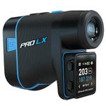 2023 Shot Scope PRO LX+ Rangefinder with Built-in Cart/Trolley Magnet, GPS Distances and Performance Tracking (Blue)