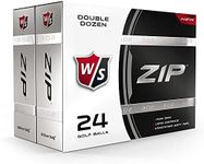 Wilson Staff Zip Golf Ball, White, 