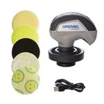 Dremel Versa Power Scrubber Kit with 5 Scrub Daddy Cleaning Sponge Pads – Waterproof Cordless Electric Spin Scrubber, High Speed, Multi-Surface Cleaning for Kitchen, Household, and Bathroom, PC10-07