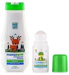 Mamaearth Natural Anti Mosquito Body Roll On, 40ml & dusting Powder with Organic Oatmeal & Arrowroot Powder 150g Combo