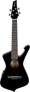 Ibanez UICT10-BK UIC Series Electro-acoustic Ukulele - Iceman - 4 String - Black