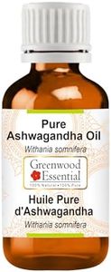 Greenwood Essential Pure Ashwagandha Oil (Withania somnifera) 100% Natural Therapeutic Grade 15ml (0.50 oz)