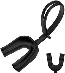 ARGOMAX Mouth Guard Sports, Hockey, Lacrosse, Baseball, Wrestling Moutguard, Gel Max Heavy Duty Protection & Custom Fit, Football Mouth Guard with Strap, Adult & Youth Mouthguard, Black.