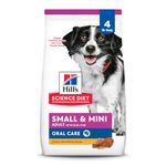 Hill's Science Diet Adult Oral Care Small & Mini Chicken, Rice & Barley Recipe Dry Dog Food, 4 lb bag