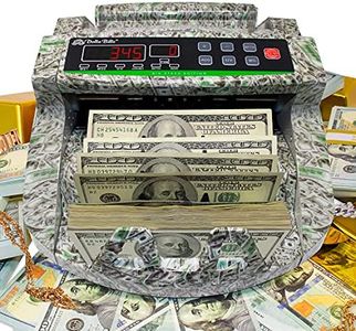 DollaBillz Money Counter and Counterfeit Detector - Accurate Fast Counting Bills and UV/MG Counterfeit Detection, Counts 1000 Notes/Min (Dollar Bills)