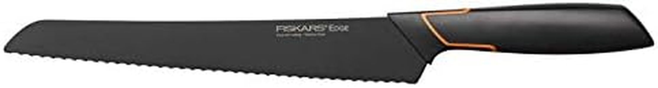 Fiskars Brotmesser, Modernes Design, Gesamtlänge: 35 cm, Qualitätsstahl/Kunststoff, Edge, 1003093