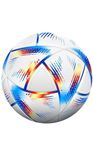 Champions League Soccer Ball, Football White, Size-5