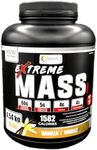 Extreme Mass weight gainer muscle builder, 10 lbs (4.54 kg) with less sugar for intense workout training made of high calorie fortified whey protein