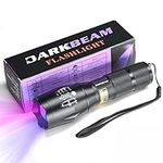 DARKBEAM UV 365nm and 395nm Light Wood's lamp Blacklight Ultraviolet Flashlight LED Portable Mini Handheld Torch Detector for Dog Urine Pet Stains Anti-counterfeiting Identification Resin Curing