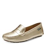 Gold Womens Loafers