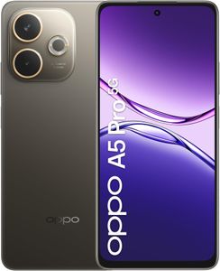 OPPO A5 Pro 5G Smartphone, 8GB RAM 256GB Storage – Black Brown