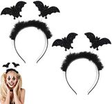 VEYLIN 2pcs Halloween Headbands, Bl