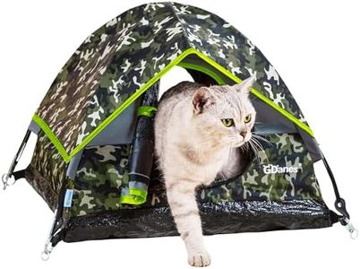 Camouflage Cat Tent, Portable Pet Cat House with Soft Pad, Cat Cave, Dog House for Small Medium Dogs and Rabbits