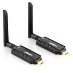 Wireless HDMI Transmitter and Receiver,150M/493FT Plug and Play,1080P Wireless HDMI Extender Kit Support 2.4GHz and 5GHz for Streaming Video from Laptop,Pc,TV Box to Monitor,TV,Projector EPL-WL084