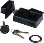 XFORT 60mm Matt Black Night Latch S