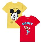 Amazon Brand - Jam & Honey Boys Disney/Marvel T-Shirts 100% Cotton (Pack of 2)