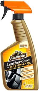 Armor All Car Leather Cleaner Spray, Beeswax Leather Care Spray for Cars, Trucks, Motorcycles, 16 Oz Each