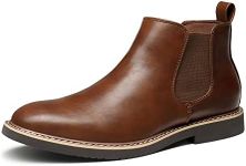 Bruno Marc Men's Chelsea Boots Ankle Boots Formal Boots for Men,SBBO2218M-E,BROWN,9 UK/44 (EUR)