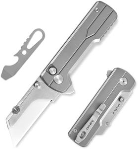 OKNIFE U1 Ultra Titanium Pocket Folding Utility Knife, Ceramic Blade