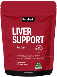 Petz Park Liver Support for Dogs - Made in Australia - Milk Thistle Supplement for Dogs, Liver Detox - 90g