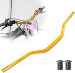 RUTU 28mm 1-1/8"Fat Handlebars Motorcycle Handlebars for Dirt Pit Bike CRF CR YZ WR KX KLX RM RMZ RMX DRZ Gold