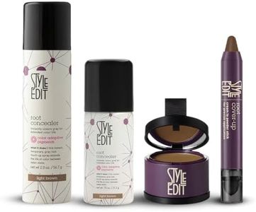 Style Edit Light Brown Full Size, Travel Size Concealer, Cover Up Stick and Touch Up Powder