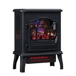 Duraflame DFI-470-04 - Infrared Quartz Fireplace Stove, Black
