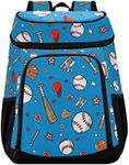 Baseball Elements Pattern Soft Cool