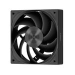 PCCOOLER 120mm Case Fan, F5 R120 PWM 4-Pin FDB PC Fan 2200RPM Daisy Chain Case Fan, 86CFM Cooling Fans 3.2mmH2O 30dB(A) 3 Mode Computer Case Fan for CPU Liquid Cooler, Air Cooler, Black - Single Pack