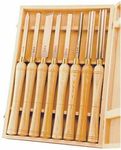 PSI Woodworking LCHSS8 Wood Lathe 8pc HSS Chisel Set