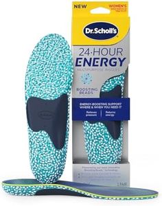 Dr. Scholl's® 24-Hour Energy Multipurpose Insoles, Returns Energy with Every Step, Relieves Foot Pressure & Tired Achy Feet, Memory Foam & Gel Insert, Women's Shoe Size 6-10, 1 Pair
