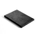 Karelian Heritage Polished Shungite Tile 5.90x3.94 inches (15x10 cm) | Big Decorative Mineral Shungite Stone Tile | Shungite for Cell Phone | Shungite Harmful Emission Protection SP04