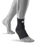 Bauerfeind Sports Ankle Support Dynamic - Ankle Compression Sleeve for Freedom of Movement - 3D AirKnit Fabric for Breathability - Premium Quality & Washable (XXL, All Black)