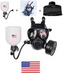 SafeGuardian GAS MASK CBRN with NBC FILTER and BOTTLE/HOSE Full Face RespiratorAdvanced Chemical, Biological, Radiological, and Nuclear Defense System