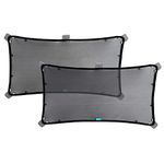 Munchkin Brica Magnetic Stretch to Fit Sun Shade, Black, 2 Pack