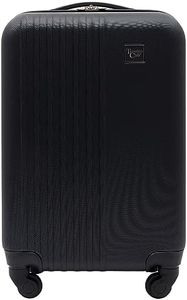 Travelers Club Cosmo Hardside Spinner Luggage, Black, Carry-On 20-Inch, Cosmo Hardside Spinner Luggage