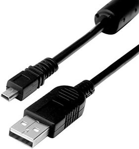 Replacement USB Camera Transfer Data Charging Cable Cord for Sony Cybershot Cyber-Shot DSCH200, DSCH300, DSCW370, DSCW800, DSCW830, DSC-H200, DSC-H300, DSC-W370, DSC-W800, DSC-W830 (Black)