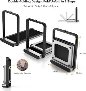 WalkingPad X21 Double Folding Treadmill – Compact Home Fitness Machine