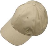 Adorna Chic Luxury Women's Baseball Cap 100% Cotton Structured Body - Cristal Taupe