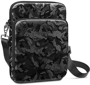 FINPAC 11 Inch Tablet Sleeve Case, Briefcase Shoulder Bag for 10.9" iPad Air 4 2020, 10.2" iPad 2020/2019, 11" iPad Pro 2020/2018, 10.5" iPad Air 3 2019, Surface Go 2, Galaxy Tab, Camouflage Black