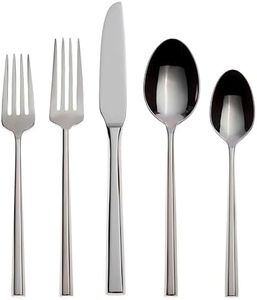Oneida Diameter 20 Piece Fine Flatware Set, Service for 1, 18/10 Stainless Steel, Silverware Set, Dishwasher Safe