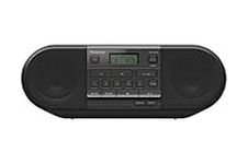 Panasonic RX-D500 Powerful & Portable CD Radio with Sound Booster, FM, 20W - Black