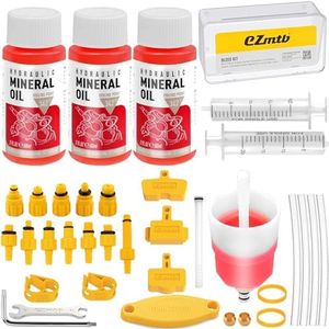 Brake Bleed Kit, ROWYOU Bicycle Bleeder Hydraulic Disc Brake Bleed Kit Tool for Shimano, for MAGURA, for TEKTRO, for SRAM Series